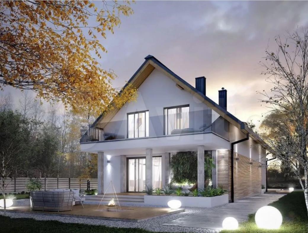 Новый кирпичный дом по проекту “Мечта”